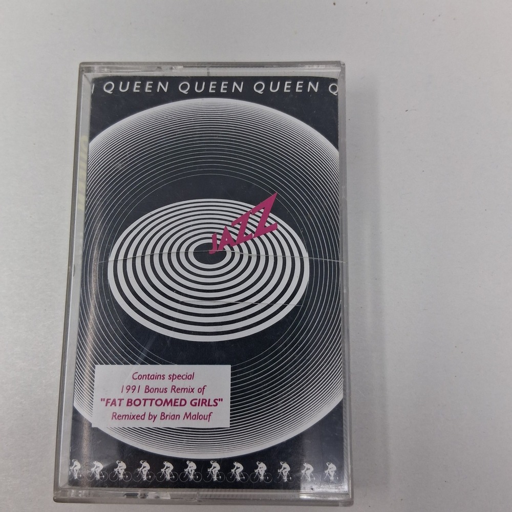 Queen Jazz Cassette Tape 1991 Hollywood Records HR-61062-4 Fat Bottomed Girls